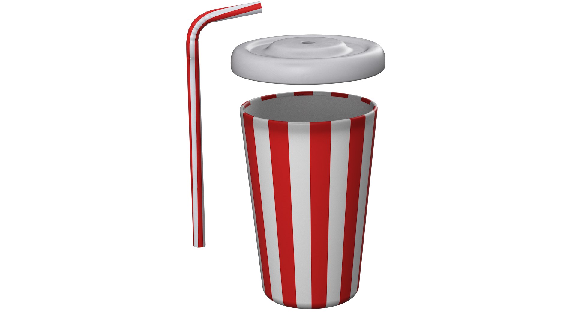 Cartoon Soda Cup 3D model - TurboSquid 2059992