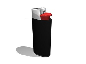 Low Poly Cigarette Lighter