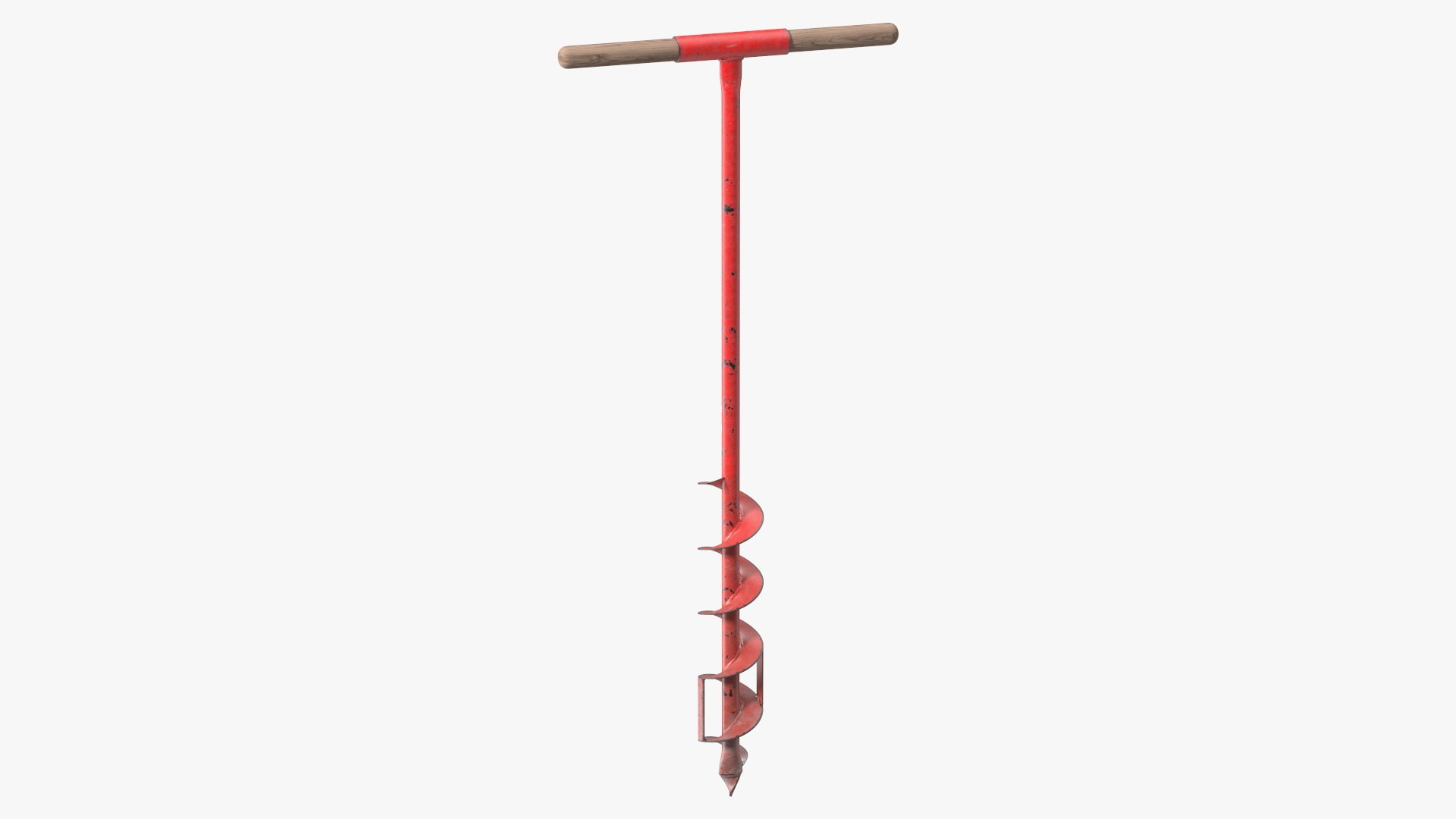 Old Red Steel Hand Drill