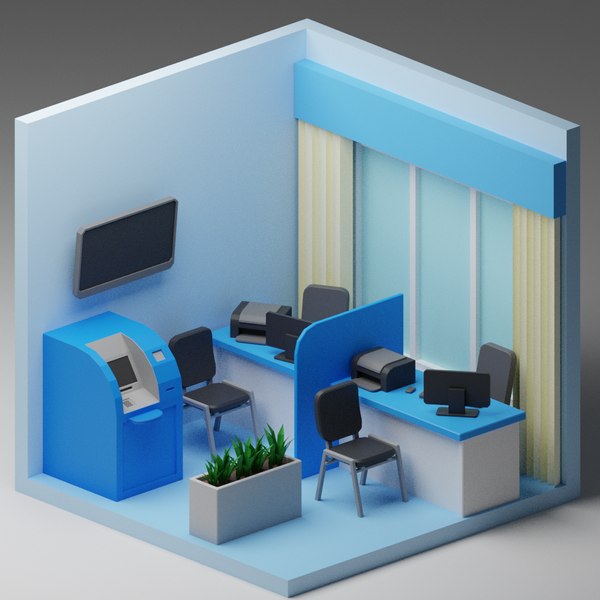modelo 3d Low poly interior - TurboSquid 1978073