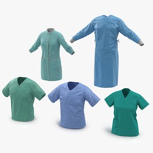 3d doctor clothing 3