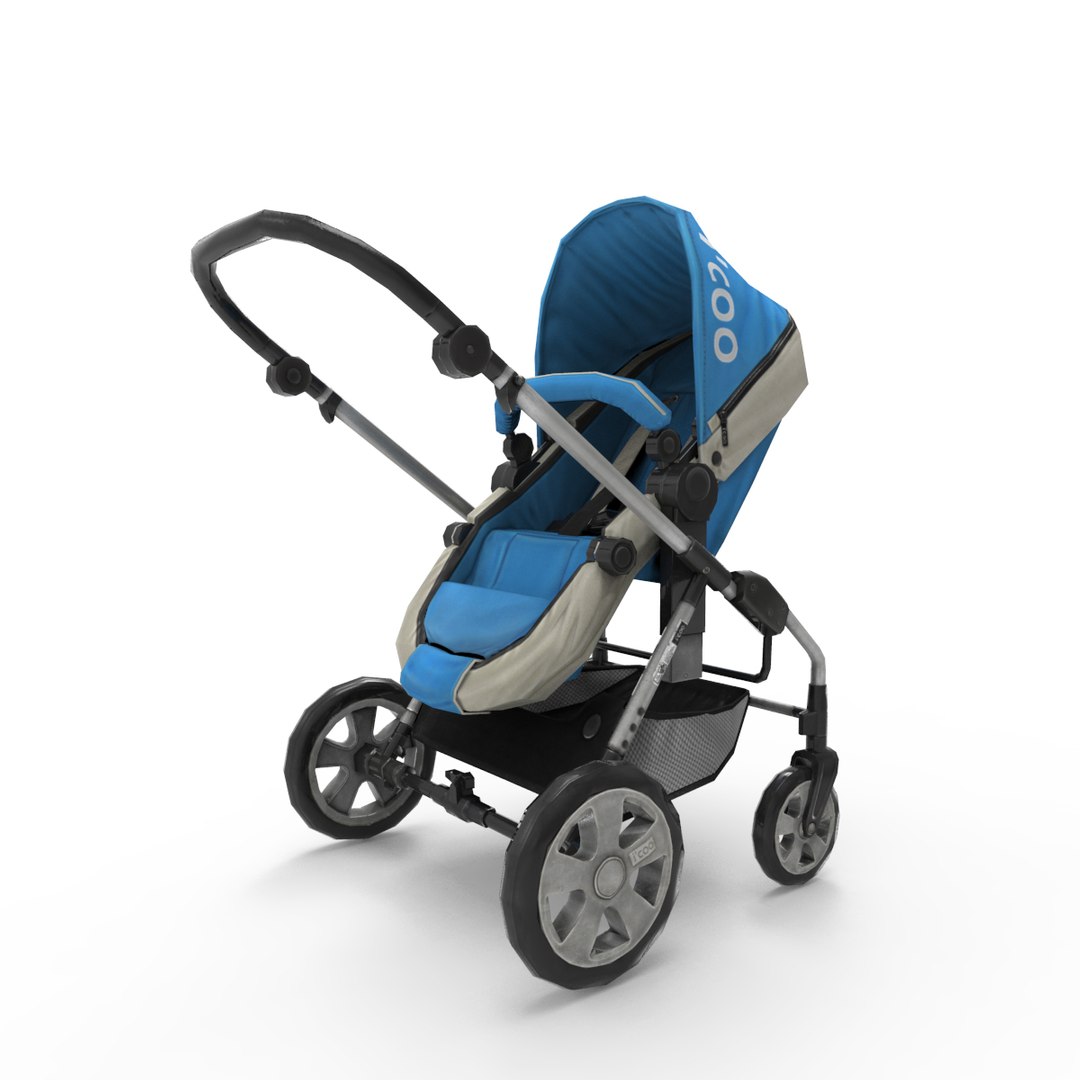 Baby Stroller 3d Max