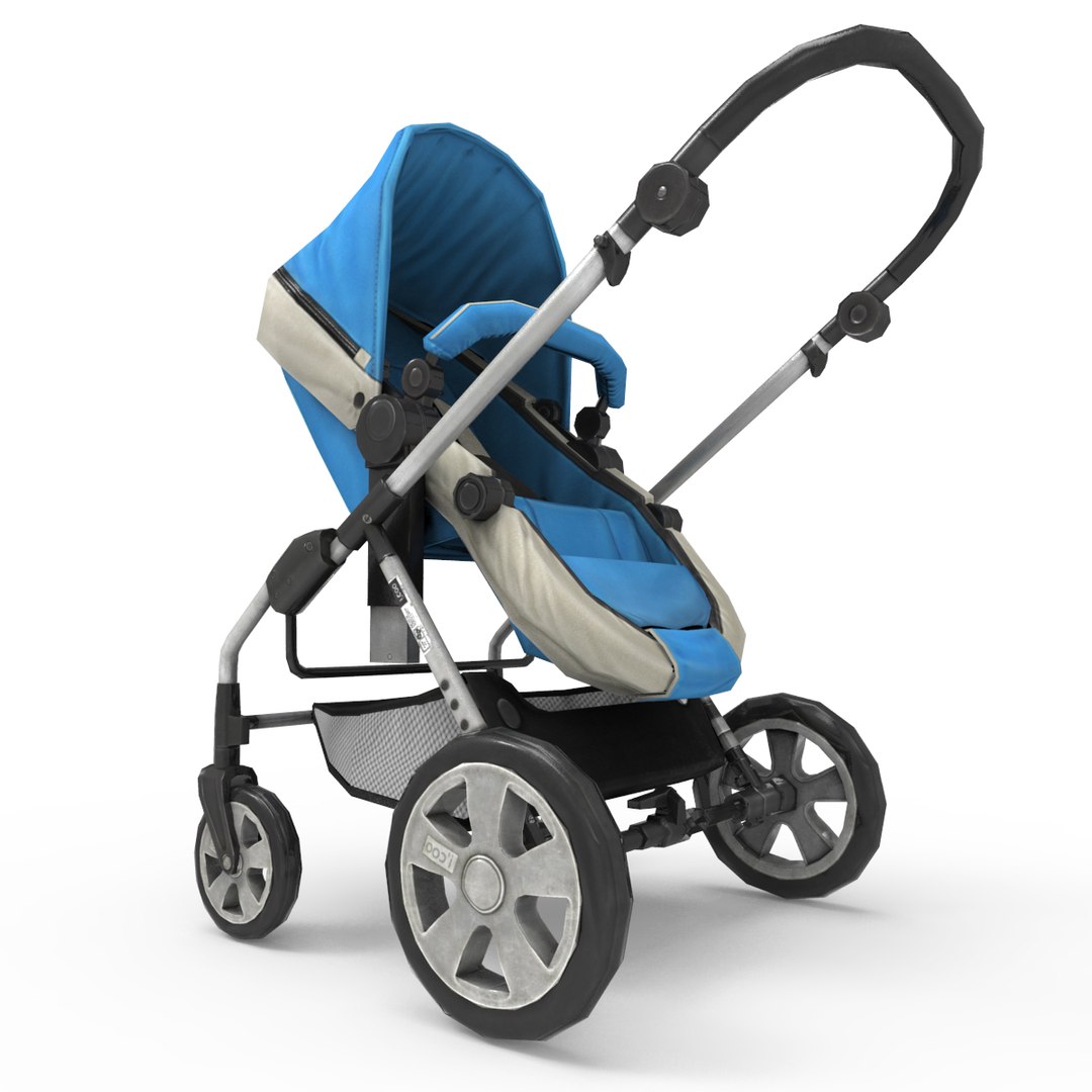 Baby Stroller 3d Max