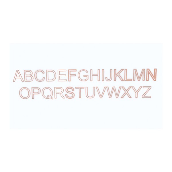 3D letters sweep model - TurboSquid 1676723