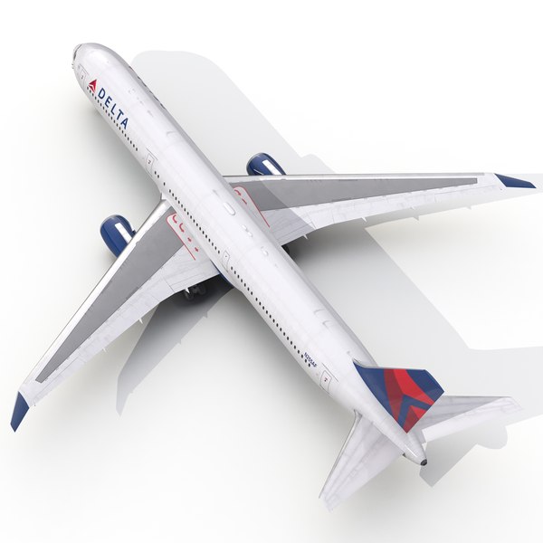 3d boeing 767-400er delta air lines