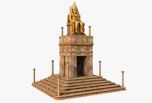 Fantasy Egypt temple 3D