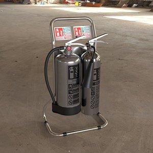 3D model Fire extinguisher 8
