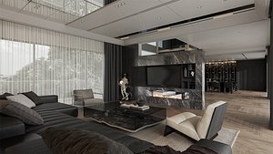 3D Open space of Sneech 04 - MAX FBX OBJ SKP Simlab Collada