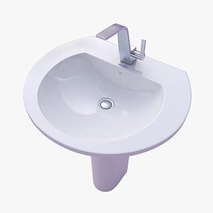 3D duravit darling new washbasin model