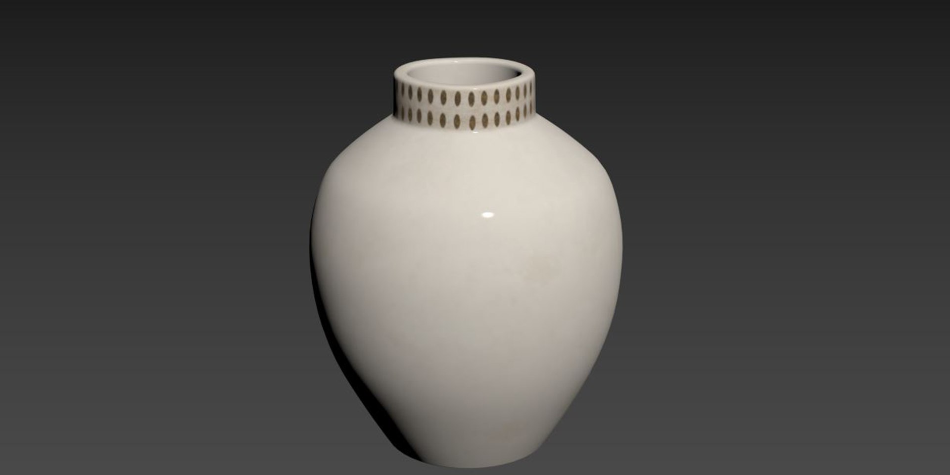 Etched Ivory Ceramic Urn Vase 3D Model - TurboSquid 2370164