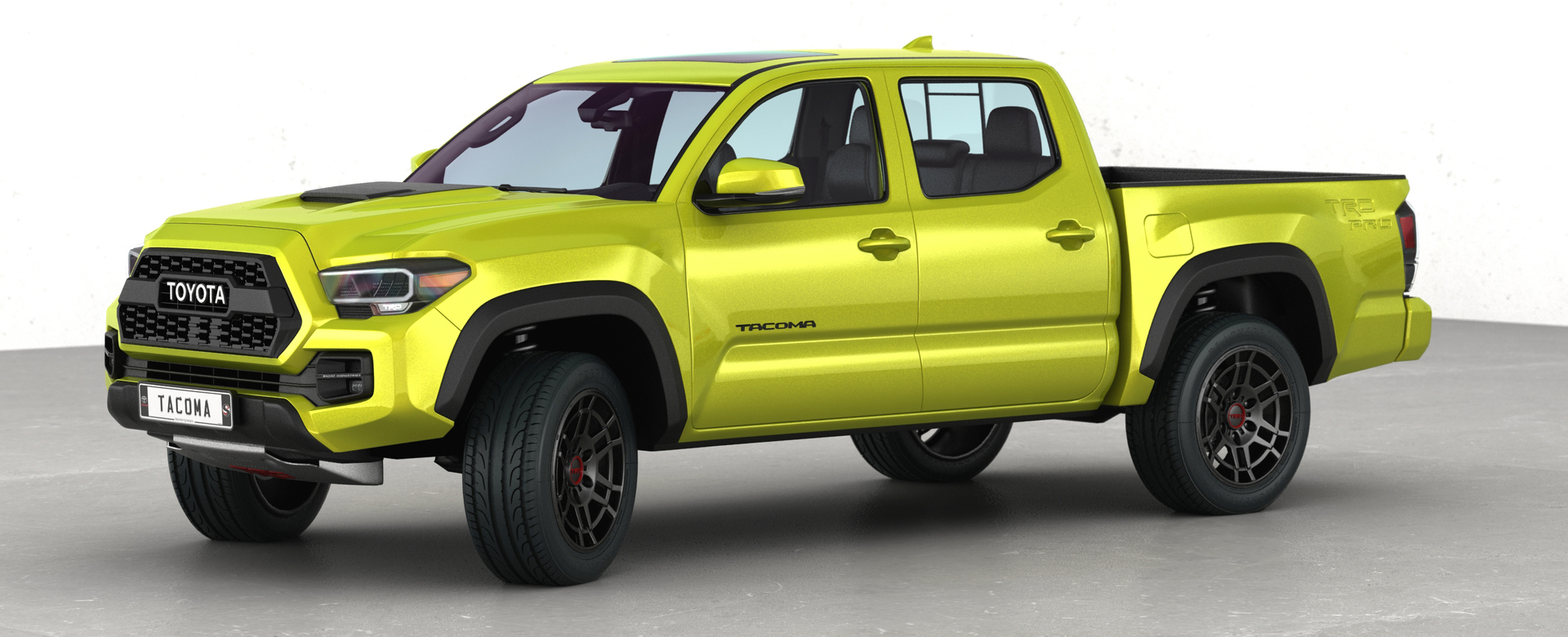 Toyota Tacoma TRD Pro With Interior And Opening Trunk 3D Model ...