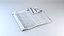paper newspaper fold 3D model