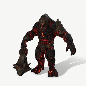 lava monster 3D