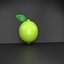 Zitrone Low-Poly 3D-Modell