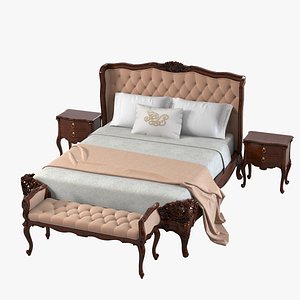 Louis XV 15L-880-1 Bedroom Furniture Set