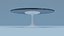 Niedriger ovaler Couchtisch Saarinen