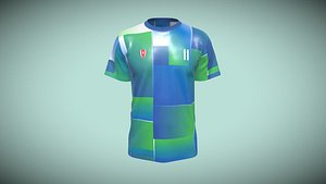 Soccer Printed Jersey-11 In Low Poly