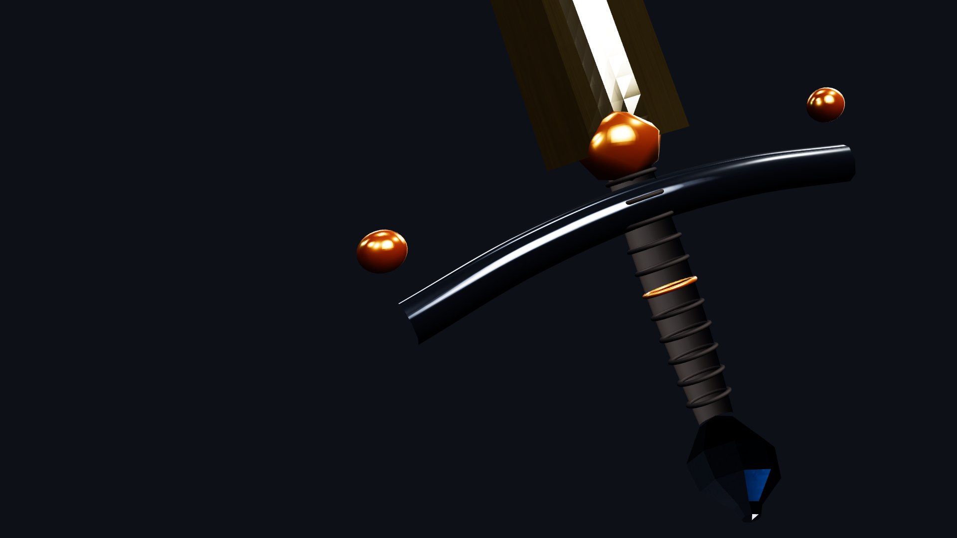 Medieval Longsword PBR - 4 Blade Finishes Game-Ready 3D Model Model ...