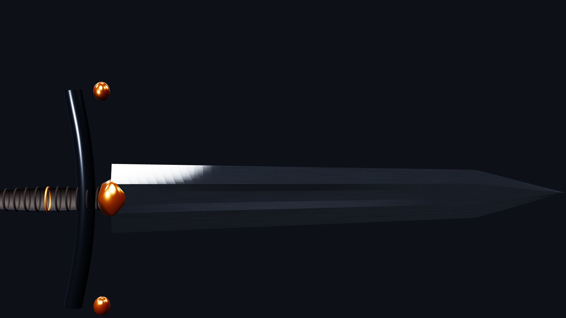 Medieval Longsword PBR - 4 Blade Finishes Game-Ready 3D Model Model ...