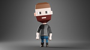 Abel 3d Model Rigged