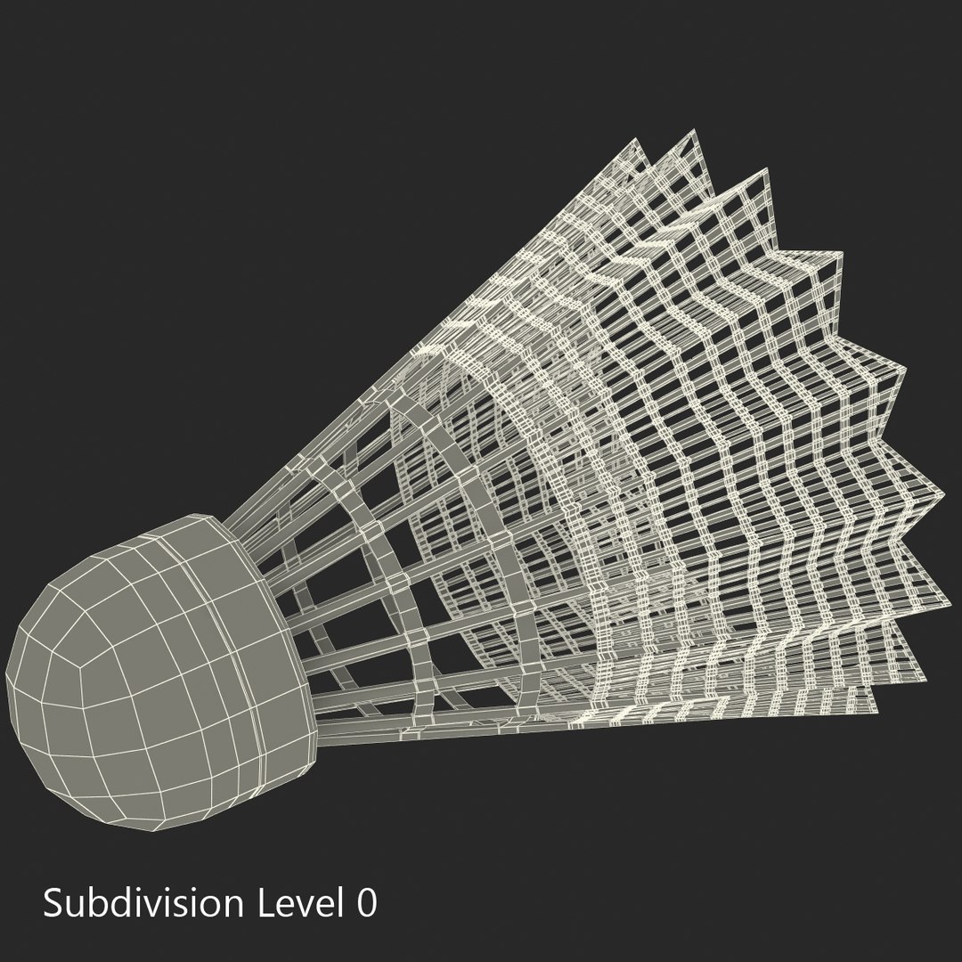 Shuttlecock 2 3d Model
