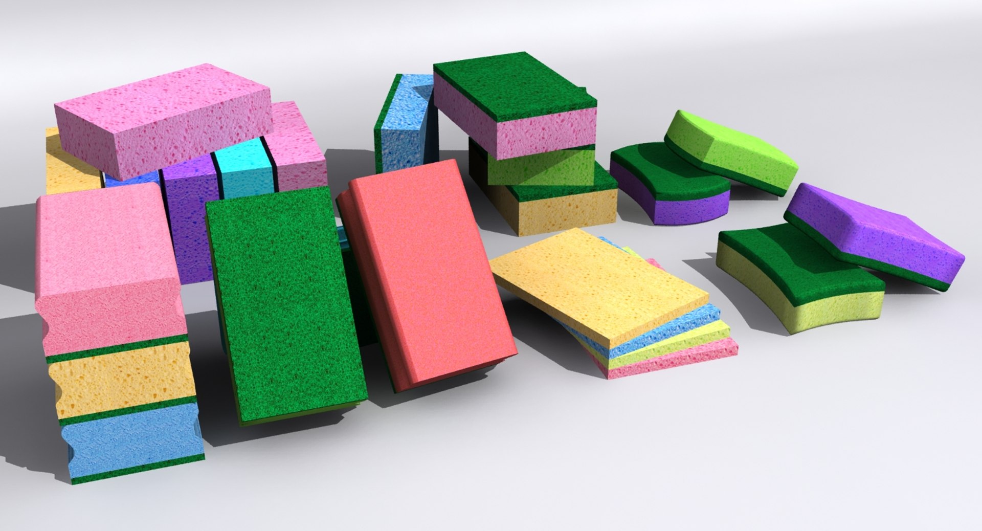 Kitchen Sponge 3D - TurboSquid 1263695