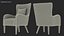 Sillón decorativo con brazo curvo Gris