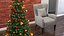 Sillón decorativo con brazo curvo Gris