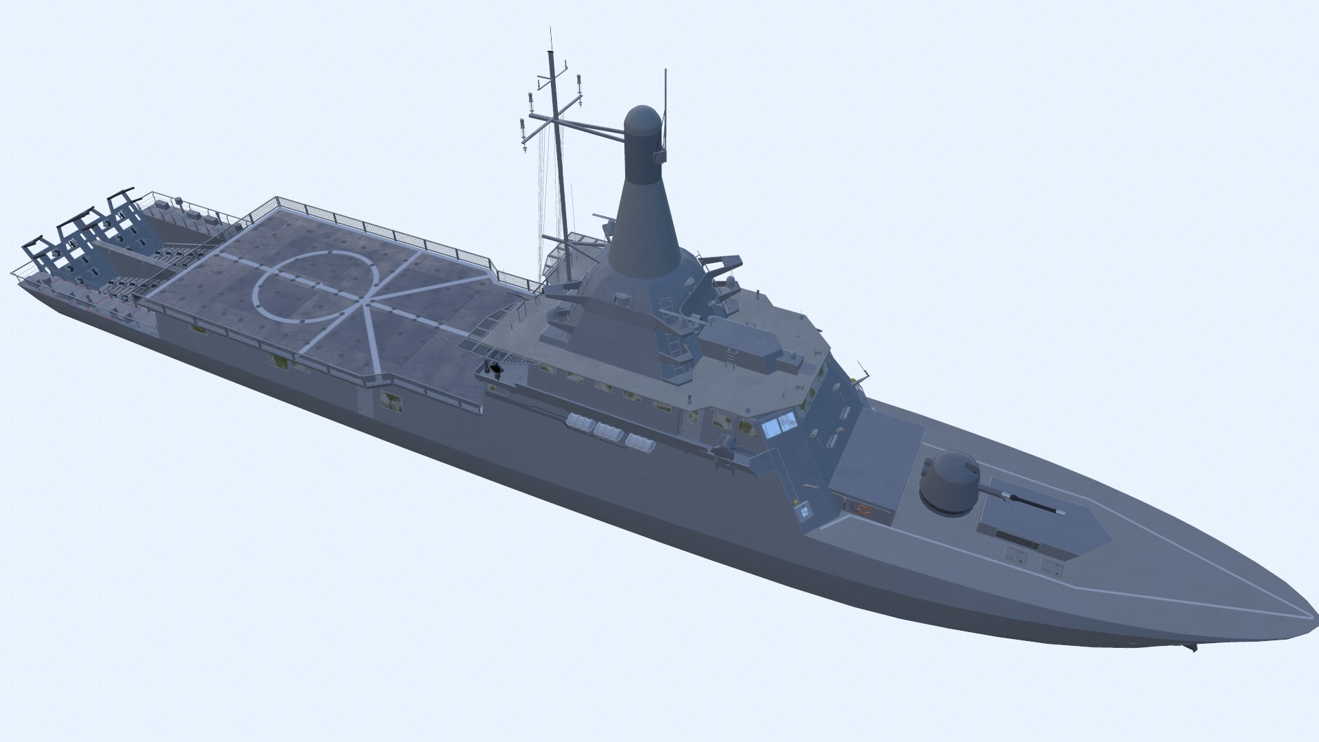 Littoral Mission Vessel Model - TurboSquid 1624942