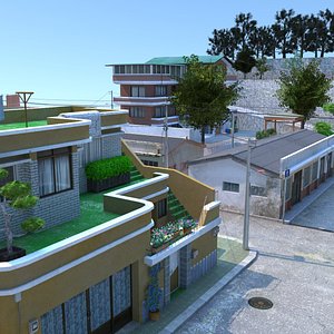 Korean Scene Part 5 3D model