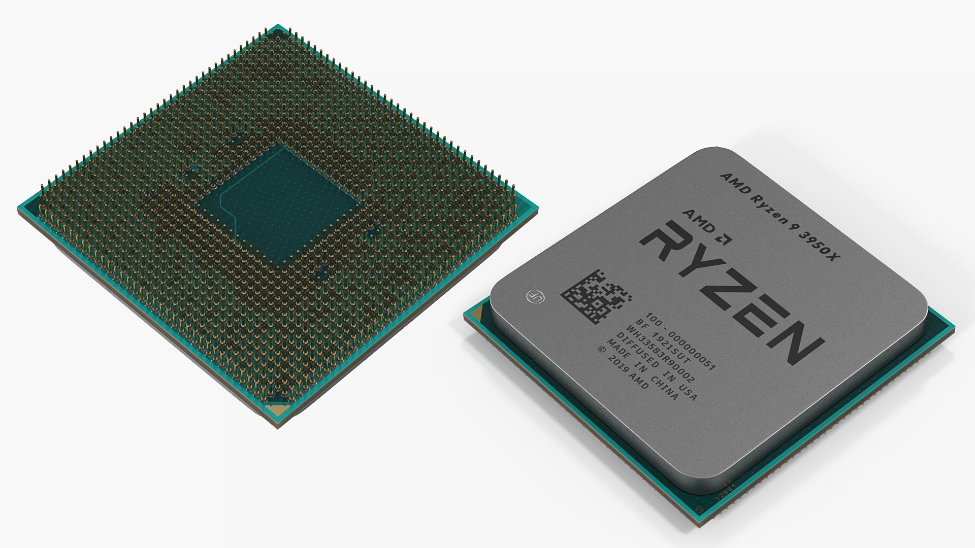 Intel amd cpu model - TurboSquid 1445532