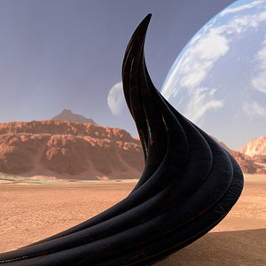 dark tower architectural 3D