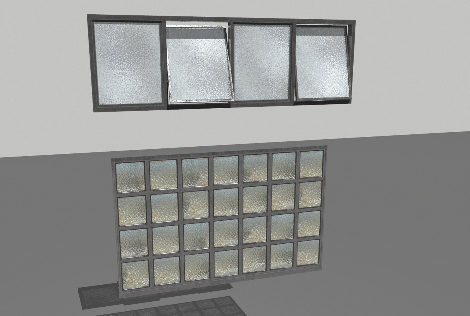Pack 4 Windows Factories 3D Model - TurboSquid 1522630