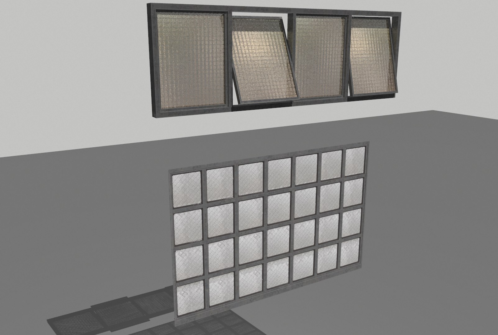 Pack 4 Windows Factories 3D Model - TurboSquid 1522630