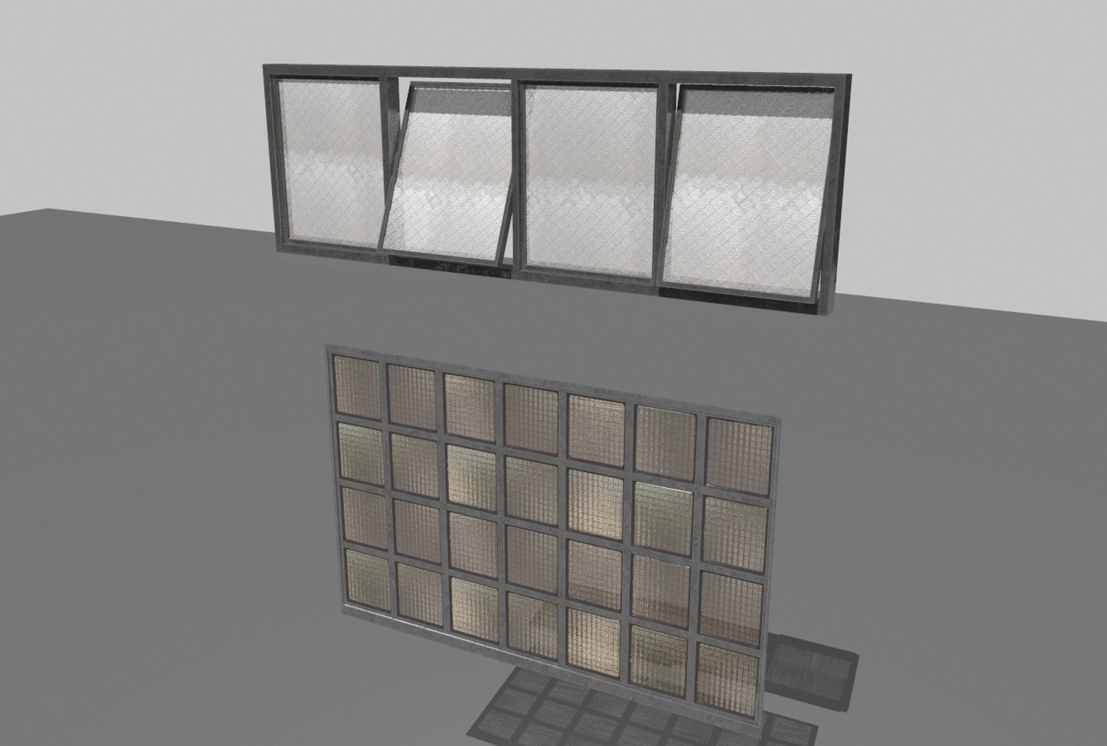 Pack 4 Windows Factories 3D Model - TurboSquid 1522630