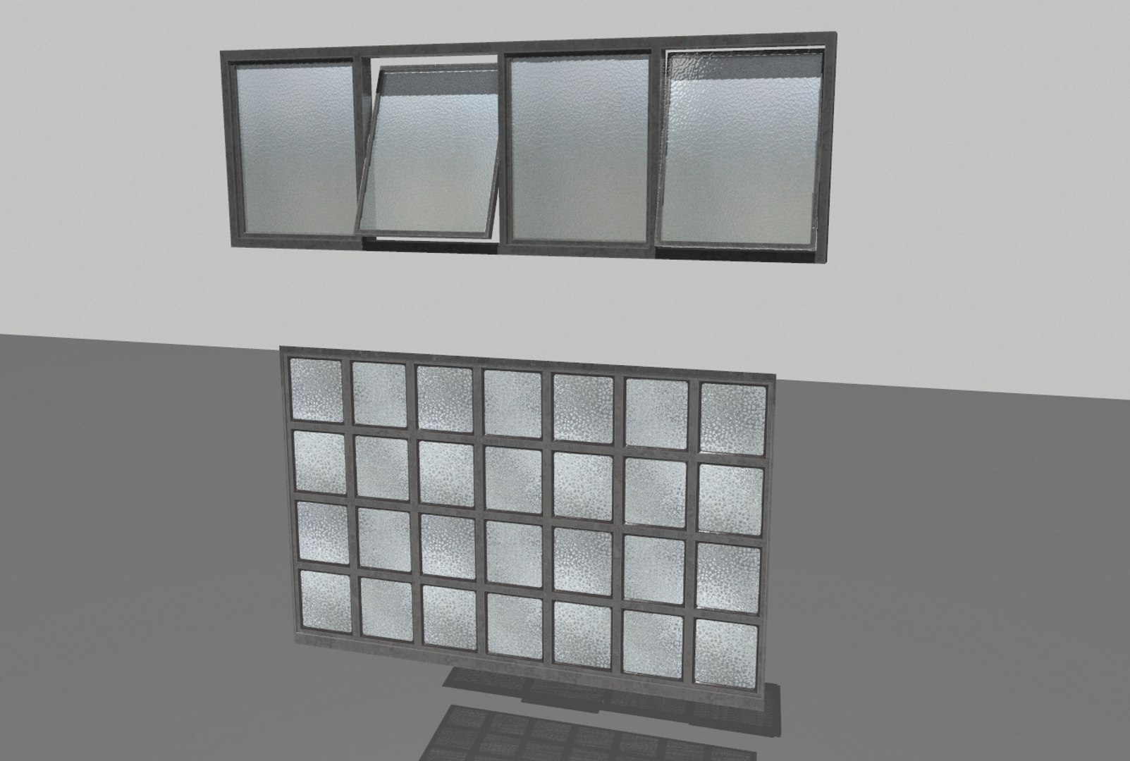 Pack 4 Windows Factories 3D Model - TurboSquid 1522630