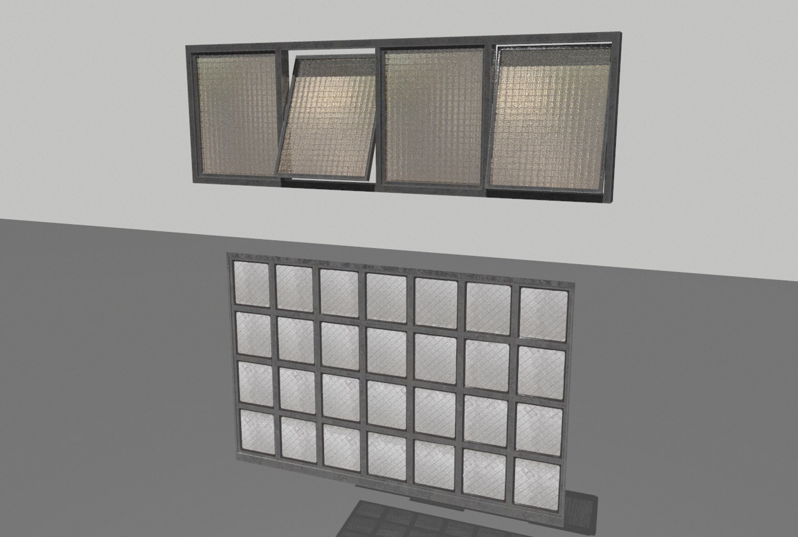 Pack 4 Windows Factories 3D Model - TurboSquid 1522630