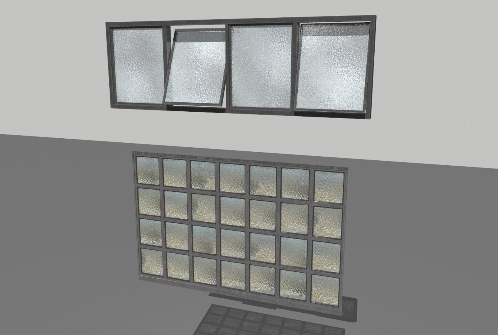 Pack 4 Windows Factories 3D Model - TurboSquid 1522630