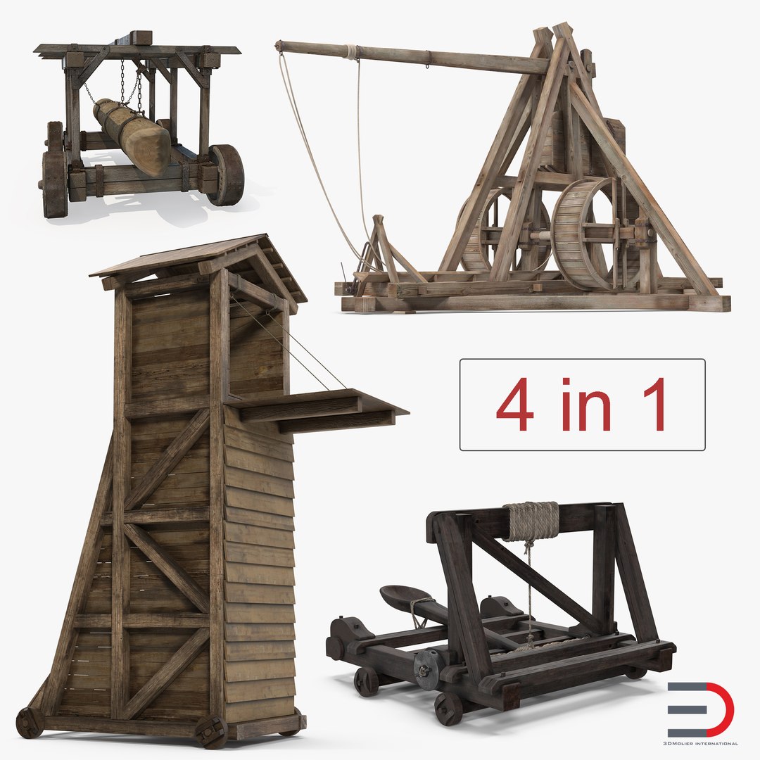 Medieval Siege Weapons 3D Model - TurboSquid 1183995