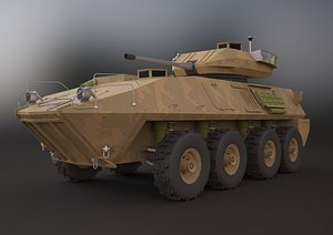 3D lav-25 military vehicle