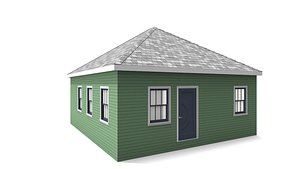 bungalow house 3D model