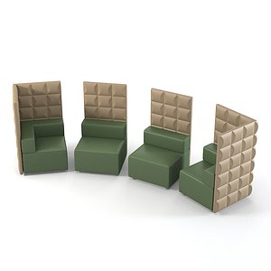 3d model kastel quadra chair