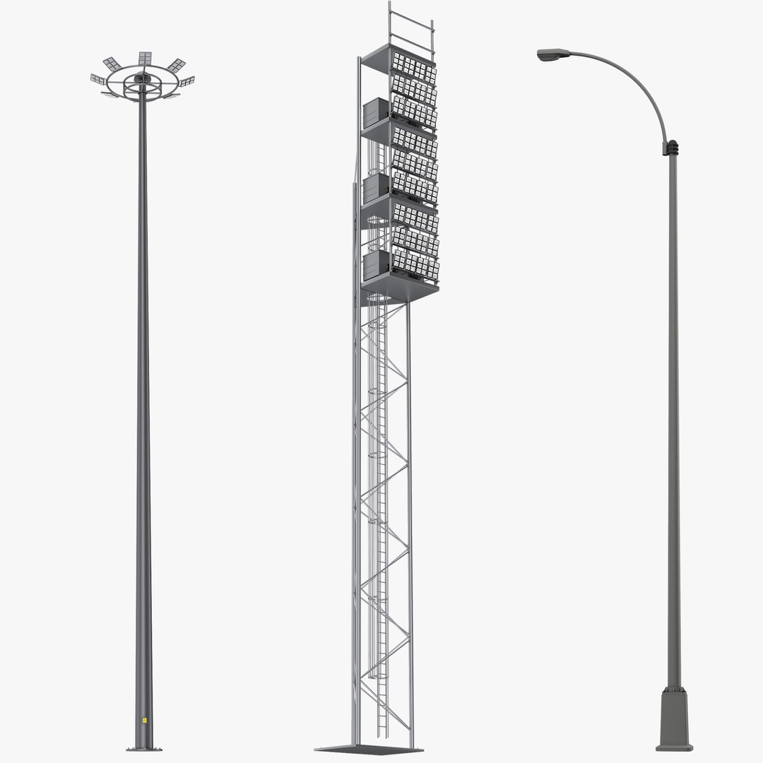 Stadium`s lighting tower stock image. Image of bulb, color - 90230175, image size:1080x1080