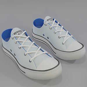 Conver All Stars Low  Blue 3D