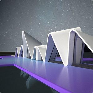 3D Futuristic Structure
