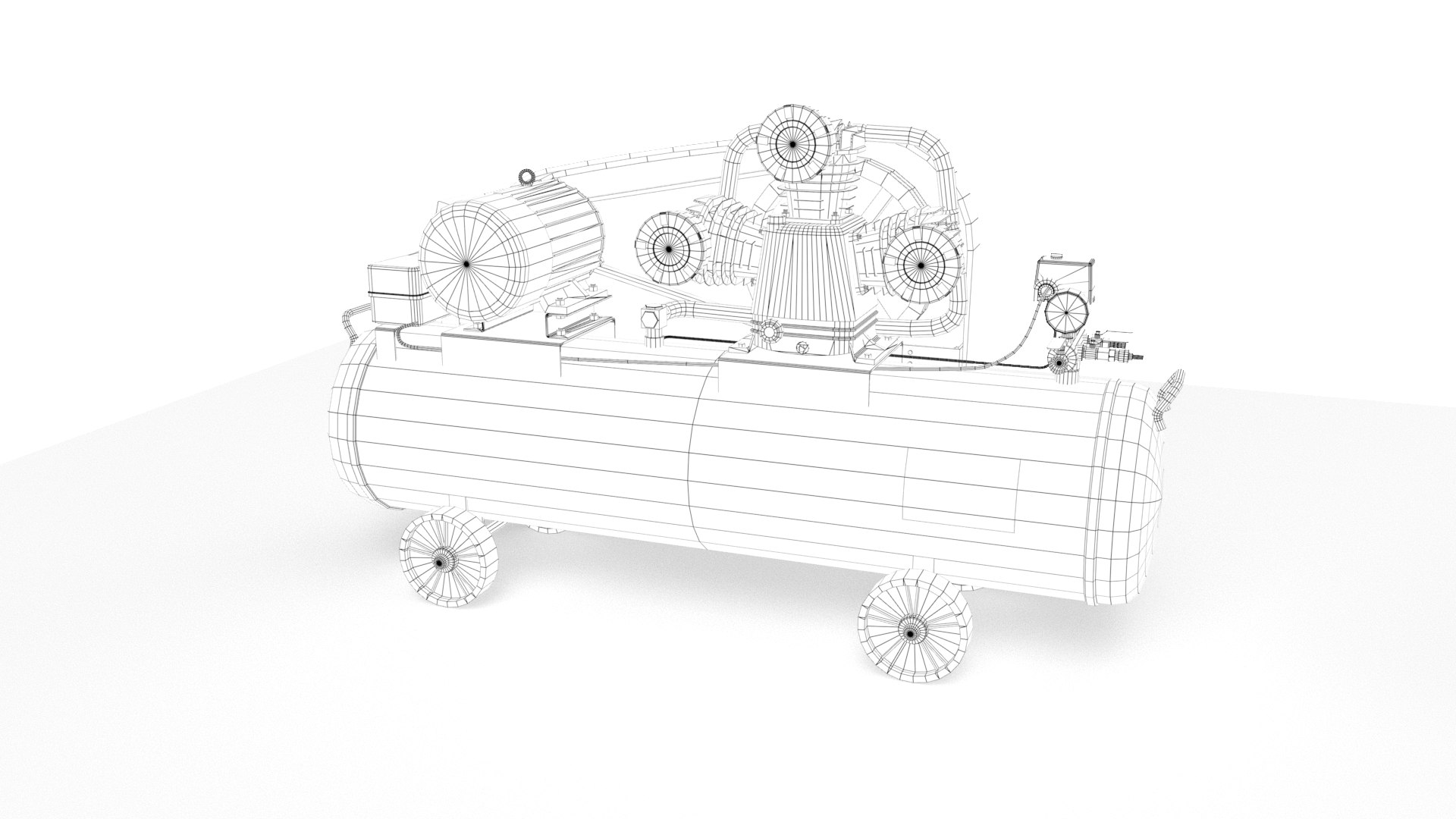 Air Compressor 3D Model 3D Model - TurboSquid 2018213