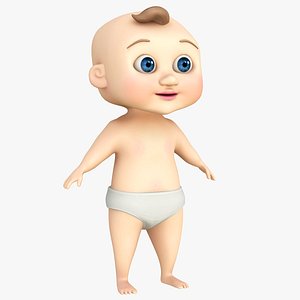3D Cartoon Baby Male model
