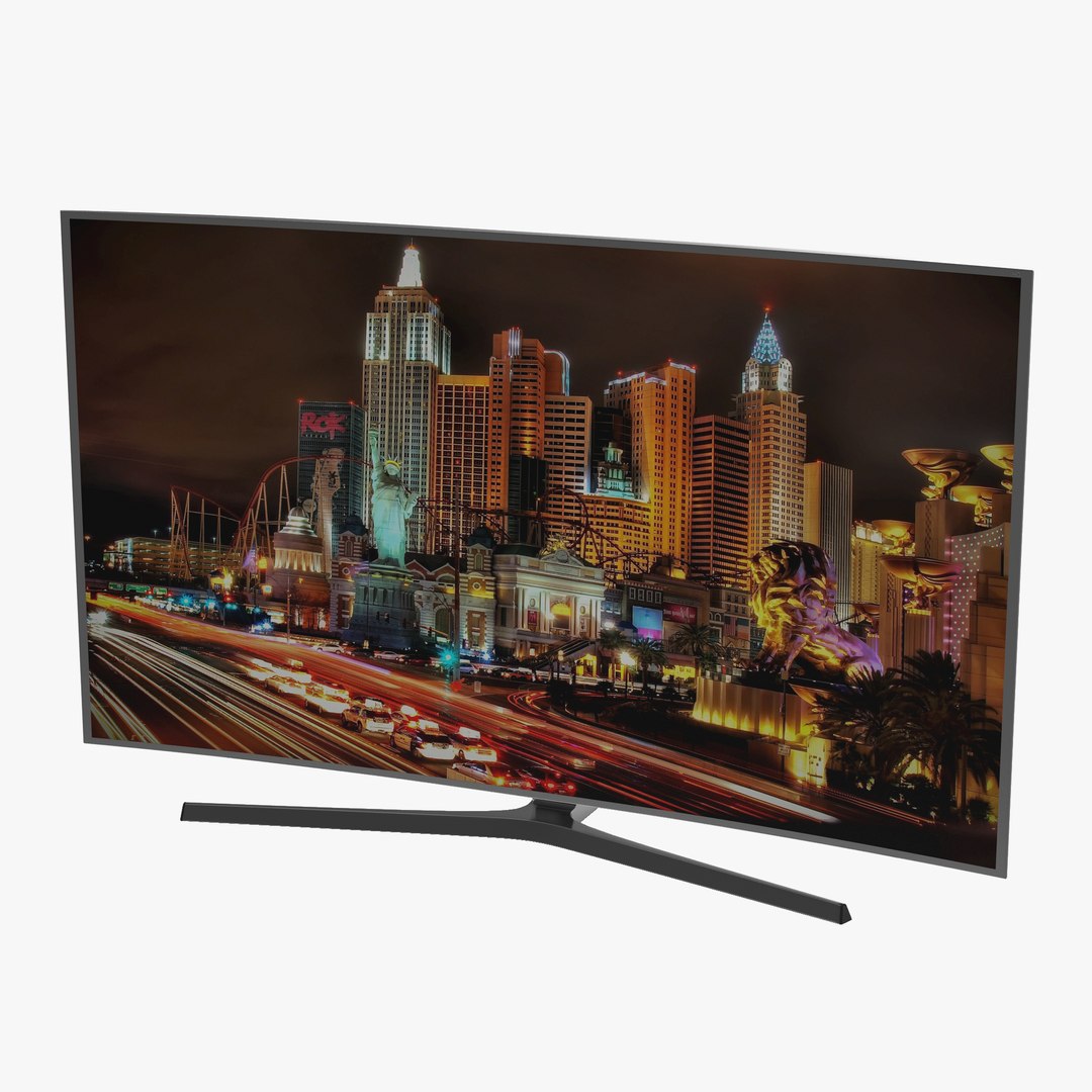 Generic Curved TV 3D model preview