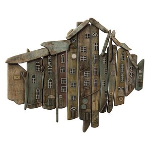 3D WoodHouse n2 model