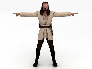 3D qui gon jinn